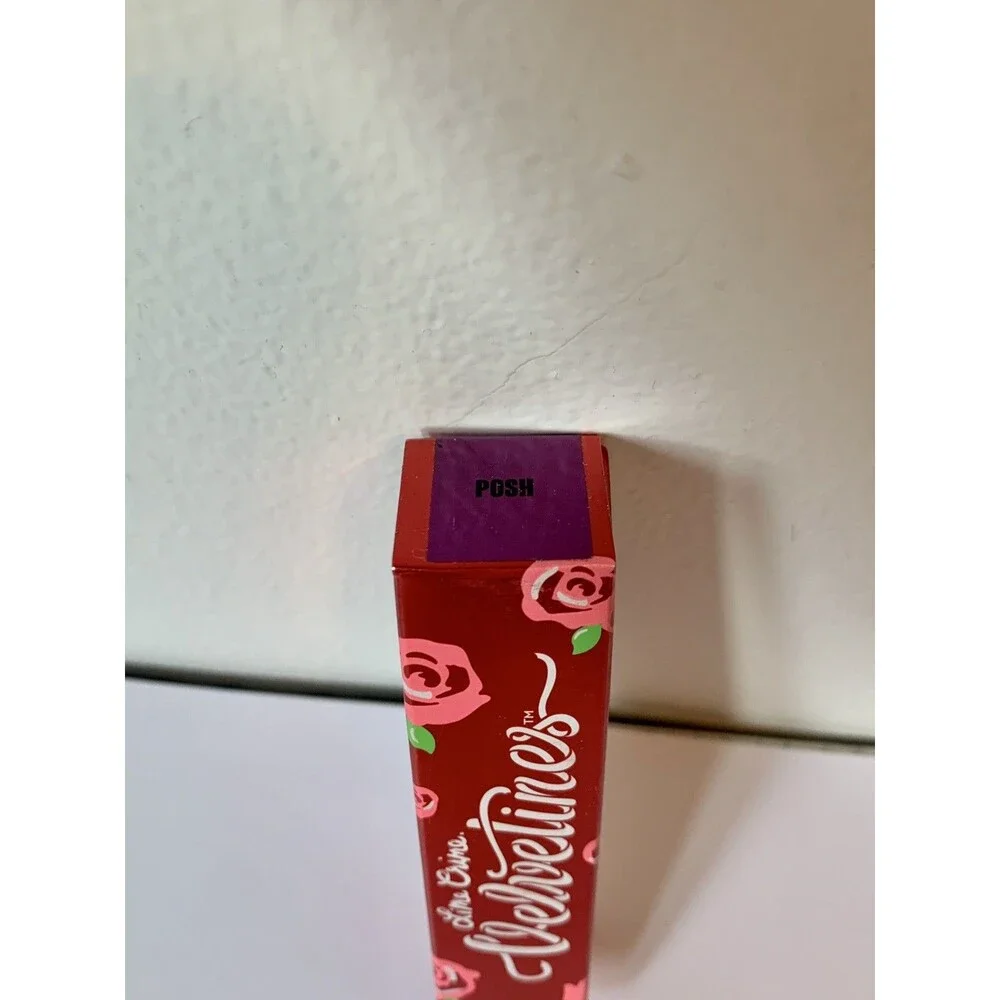 (2) Lime Crime POSH Velvetines Liquid Lipstick Matte Metallic Purple Shimmer NEW